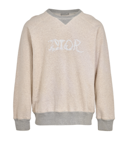 Christian Dior x ERL Knit Polo, Mens, Cotton, Cream, Sz XXL, 3*
