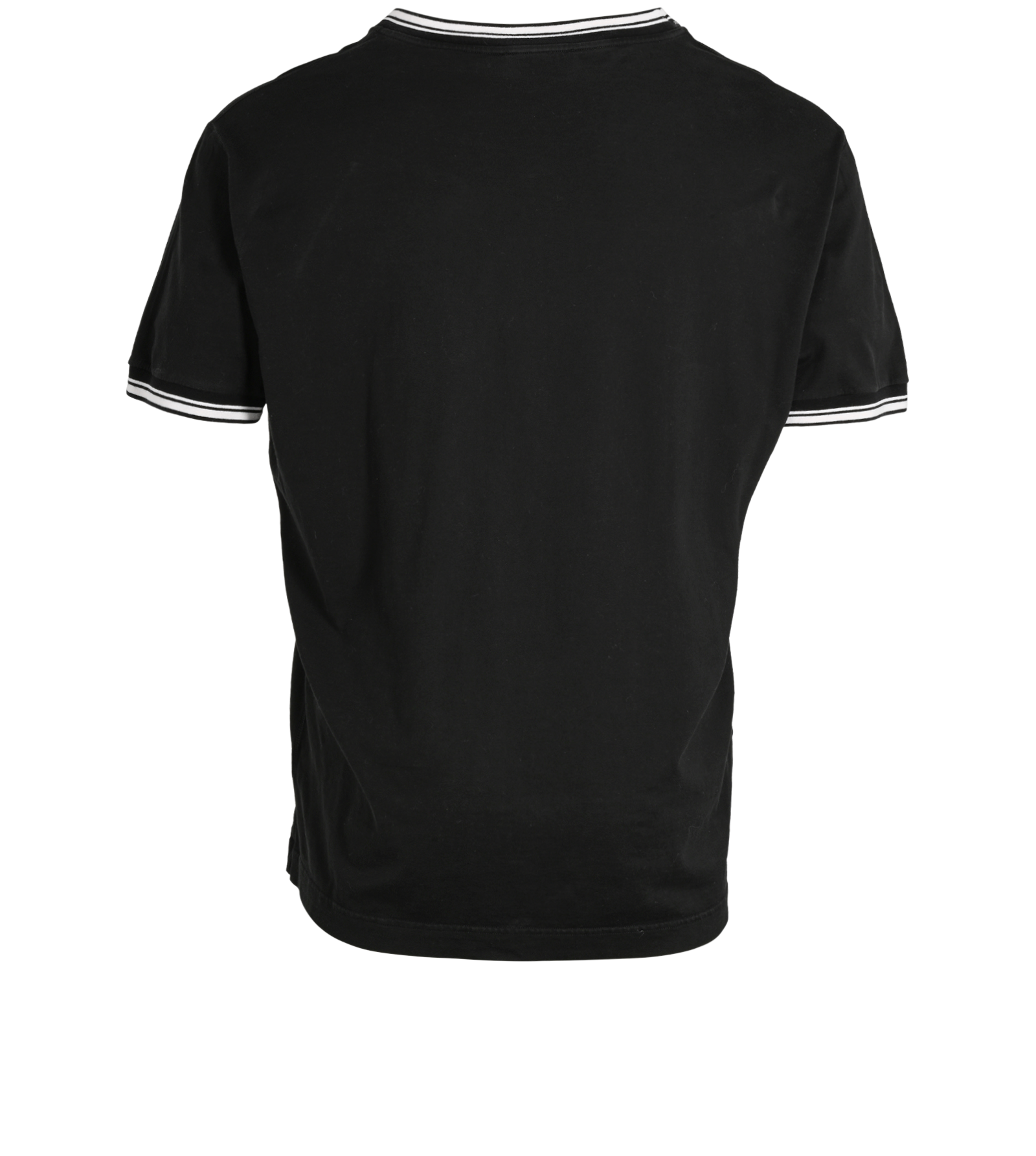 Dolce & Gabbana Crown Print T-Shirt, &pound;80, Clothing, Black, Cotton, Back view