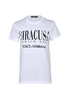 Dolce & Gabbana Siracusa Print T-Shirt, £110, Clothing, White, Cotton, Front view