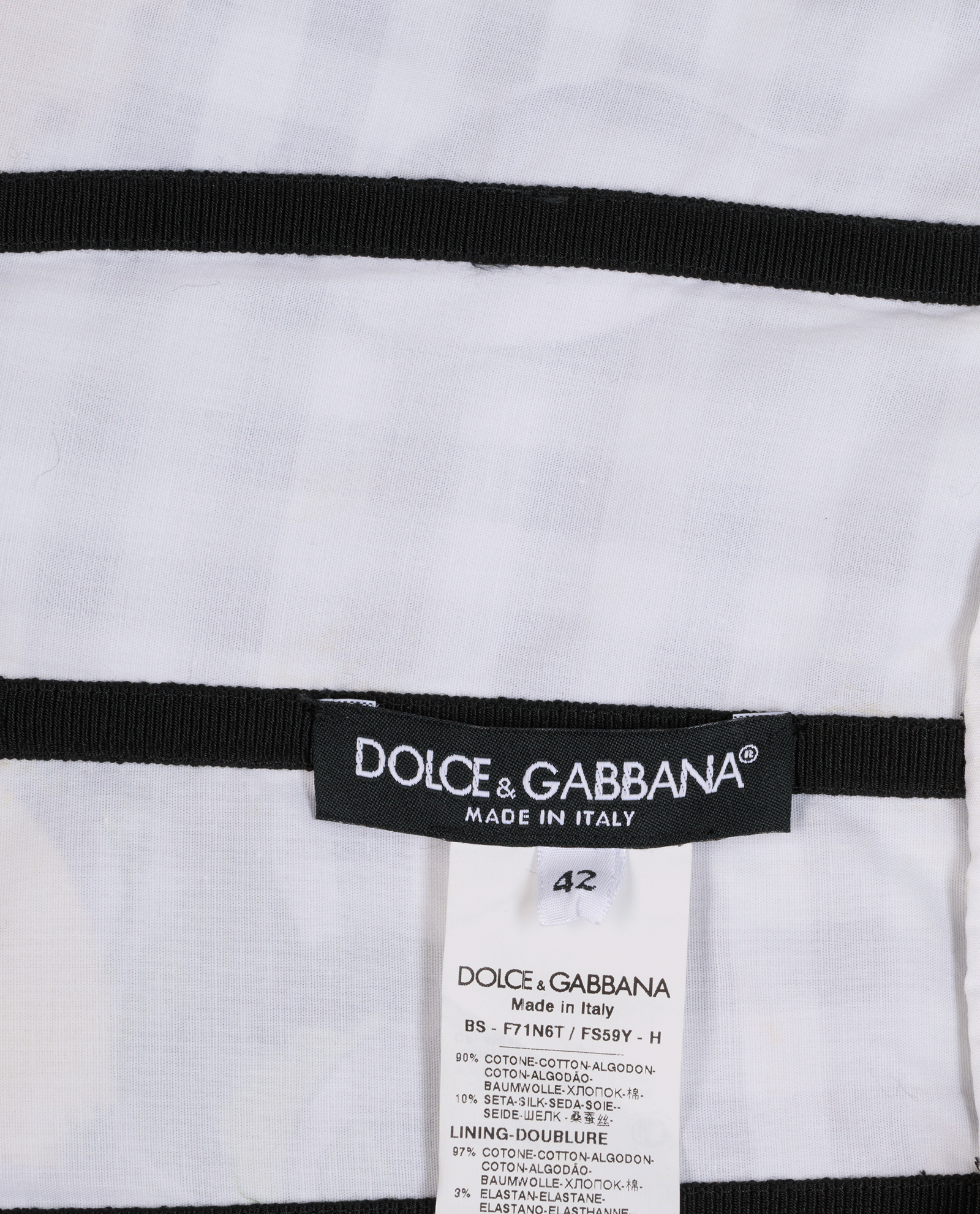 Dolce & Gabbana Corset Blouse, &pound;120, Clothing, Black/Red, Cotton/Silk, Other view