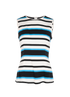 Dolce & Gabbana Stripes Sleeveless, £110, Clothing, Black/White, Silk, Front view