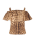 Dolce & Gabbana Leopard Print Top, &pound;150, Clothing, Brown, Cotton, Back view