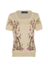 Dolce & Gabbana Floral Knit Top, front view