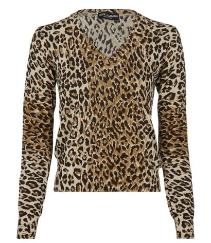 Dolce & Gabanna Leopard Long Sleeve Top, Tops - Designer Exchange | Buy ...