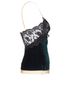 Dolce & Gabbana Velvet Strappy Vest, side view