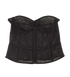 Dolce & Gabbana Tulle CTTN Bustier Top, £90, Clothing, Black, Cotton/Elastane/Nylon, Front view