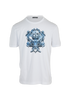 Dolce & Gabbana Heart & Crown Print T-Shirt, &pound;90, Clothing, White, Cotton, Front view