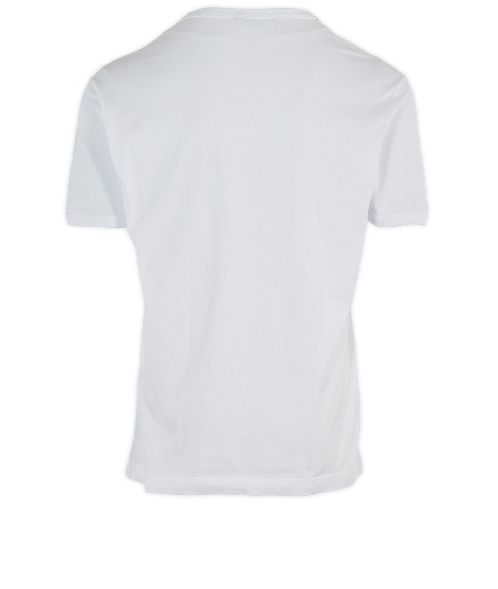 Dolce & Gabbana Heart & Crown Print T-Shirt, &pound;90, Clothing, White, Cotton, Back view