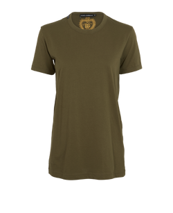 Dolce & Gabbana Crewneck T-Shirt, Cotton, Green, UK 8, 3*