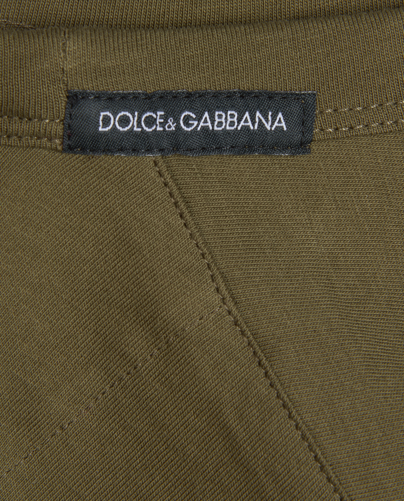 Dolce & Gabbana Crewneck T-Shirt, &pound;90, Clothing, Green, Cotton, Other view