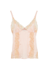Dolce & Gabbana Lace-Trimmed Camisole Top, &pound;90, Clothing, Pink, Nylon/Silk, Front view