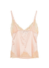 Dolce & Gabbana Lace-Trimmed Camisole Top, &pound;90, Clothing, Pink, Nylon/Silk, Back view