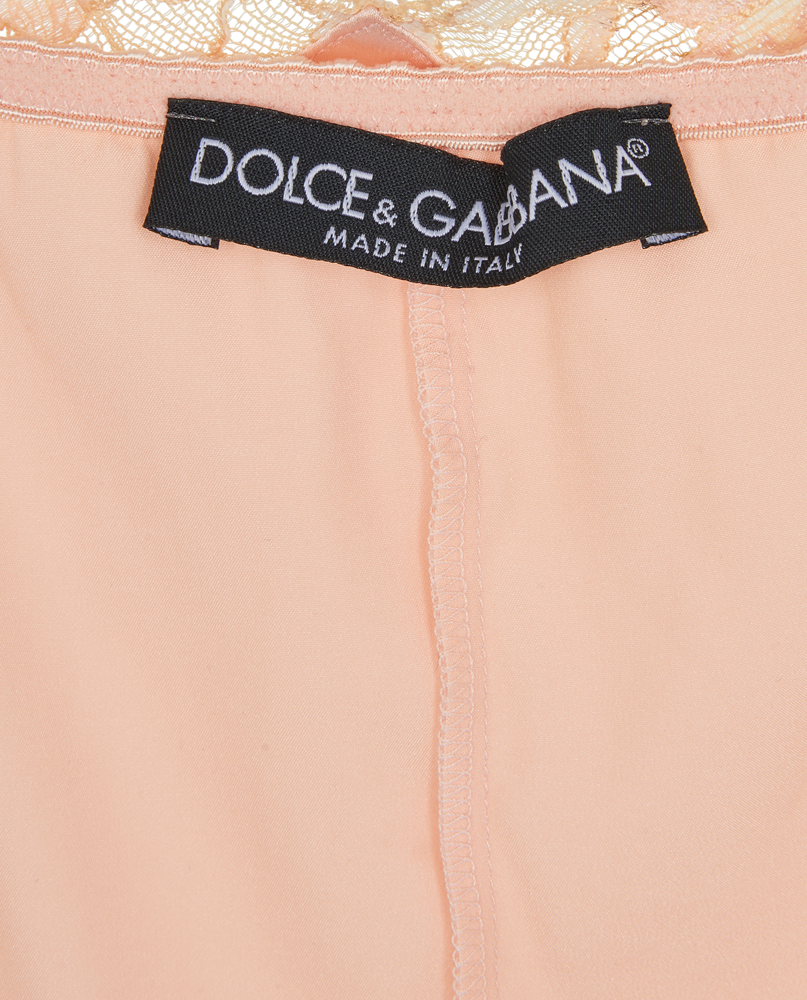 Dolce & Gabbana Lace-Trimmed Camisole Top, &pound;90, Clothing, Pink, Nylon/Silk, Other view