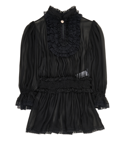 Dolce and Gabbana Ruffled Top, front view