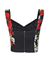 Dolce & Gabbana Corset Top, £165, Clothing, Black/Red, Silk, Back view