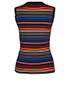 Dolce and Gabbana Stripe Sleeveless Top, back view