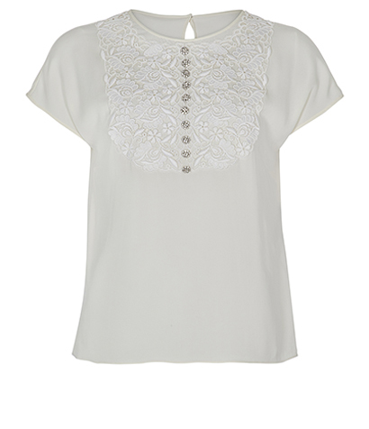 Dolce and Gabbana Button Blouse, front view