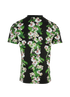 Dolce & Gabbana Floral Print T-Shirt, &pound;90, Clothing, Black/Green/White, Cotton, Back view