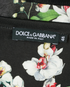 Dolce & Gabbana Floral Print T-Shirt, &pound;90, Clothing, Black/Green/White, Cotton, Other view