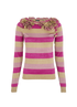 Dolce & Gabbana Rose Top, &pound;90, Clothing, Gold/Pink, Viscose, Front view