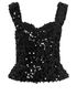 Dolce & Gabanna Squined Corset Top, £150, Back view