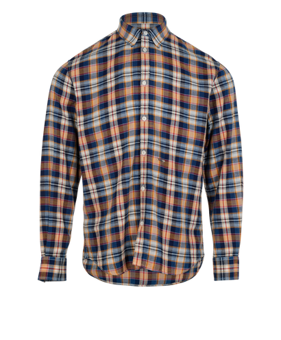 DSquared Check Shirt, &pound;60, Clothing, Blue/Yellow, Cotton, Front view