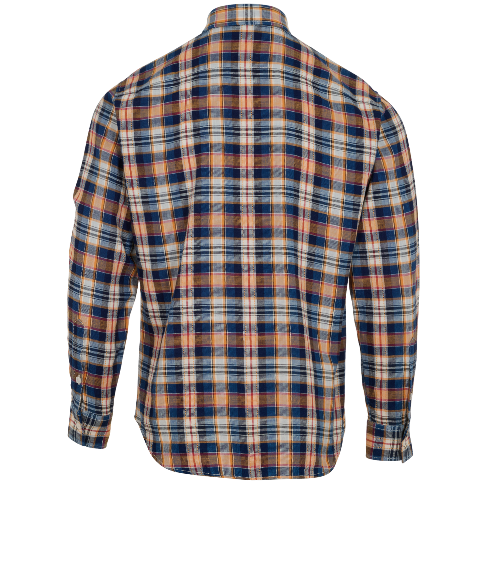 DSquared Check Shirt, &pound;60, Clothing, Blue/Yellow, Cotton, Back view