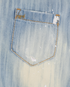 D Squared Distressed & Wash-Effect Shirt, &pound;120, Clothing, Blue, Cotton, Other view