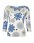 Emilio Pucci Frenze Printed Top, front view