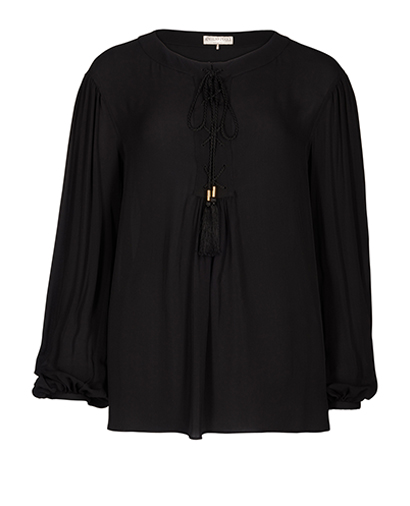 Emilio Pucci Sheer Lace Up Blouse, front view