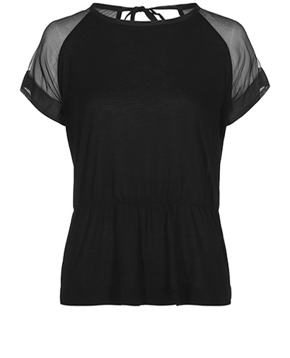 Fendi Organza Sleeve Top, front view