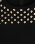 Fendi Perforated Short Sleeve Top, &pound;180, Clothing, Black, Viscose, Other view