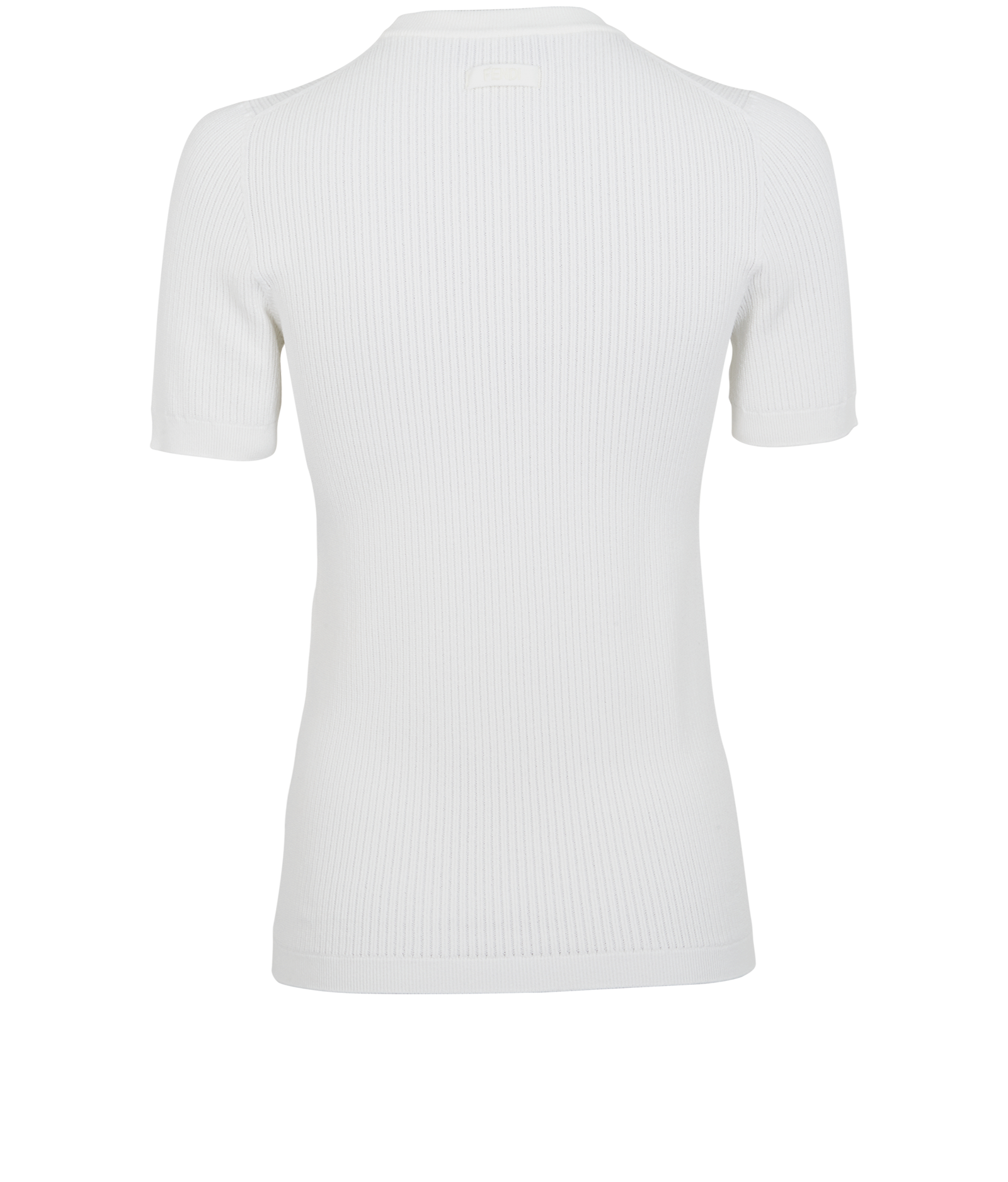 Fendi Ribbed Top, &pound;95, Clothing, White, Viscose, Back view