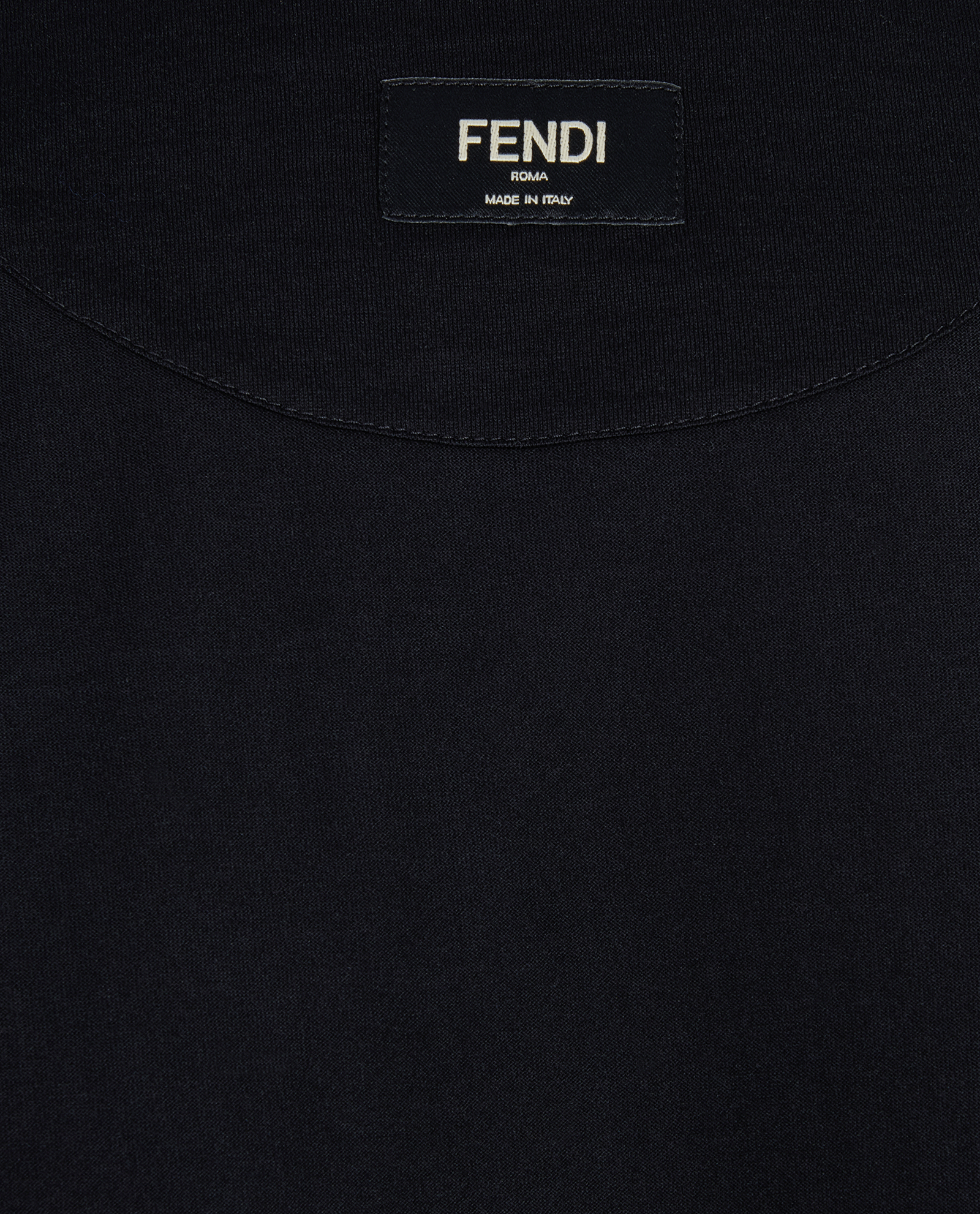 Fendi X Skims FF T-Shirt, &pound;80, Clothing, Black, Cotton, Other view