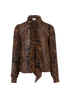 Ganni Tiger Print Shirt, front view