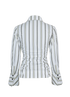 Ganni Mix Stripe Shirt, back view