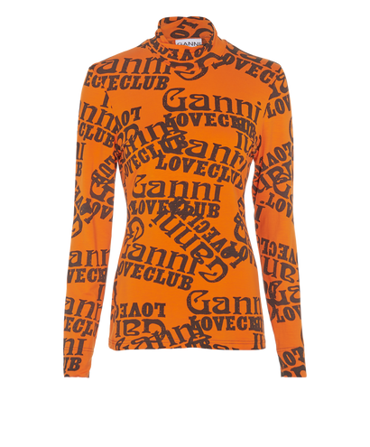 Ganni Love Club Top, front view