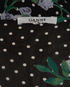 Ganni Polka Dots Ruffle Blouse, £90, Clothing, Black/Green/White, Viscose, Other view