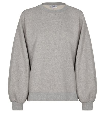 Ganni Isoli Puff Sleeve Sweatshirt, front view