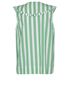 Ganni Responsible Striped Frill Blouse, back view