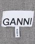 Ganni Ruffled Collar Denim Shirt, other view