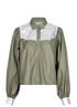 Ganni Mica ColorBlock Tech Top, front view