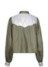 Ganni Mica ColorBlock Tech Top, back view