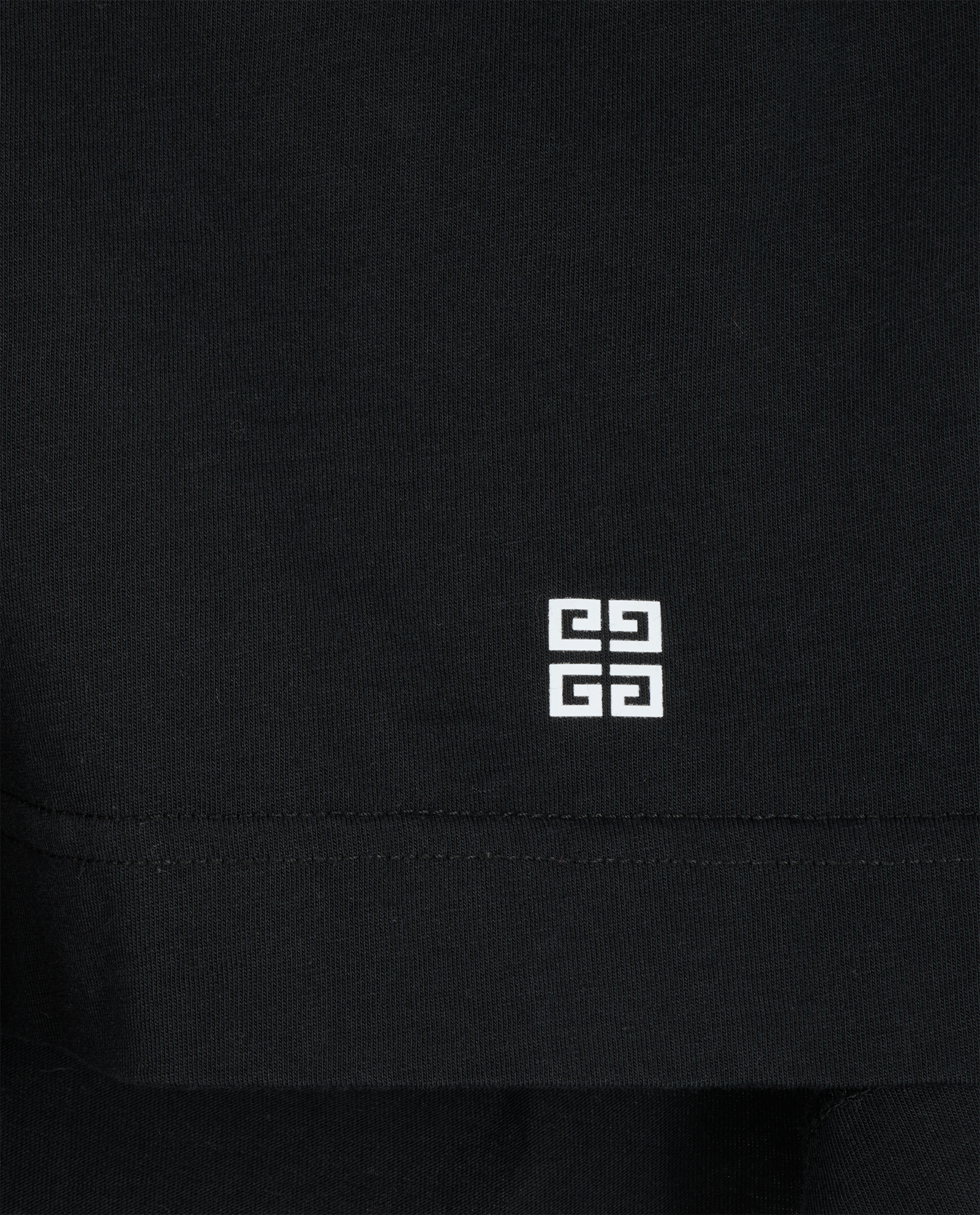 Givenchy College Logo T-Shirt, &pound;110, Clothing, Black, Cotton, Other view