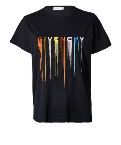 Givenchy Paint Effect Logo T-Shirt, front view