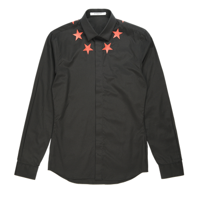 Givenchy Slim Fit Stars Shirt, front view