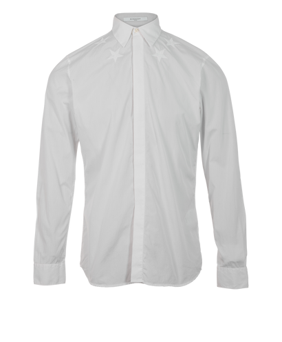 Givenchy Stars Shirt, &pound;130, Clothing, White, Cotton, Front view