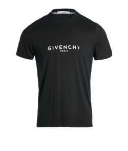 Givenchy Logo T-Shirt, Men, Cotton, Black, Sz S, 3*