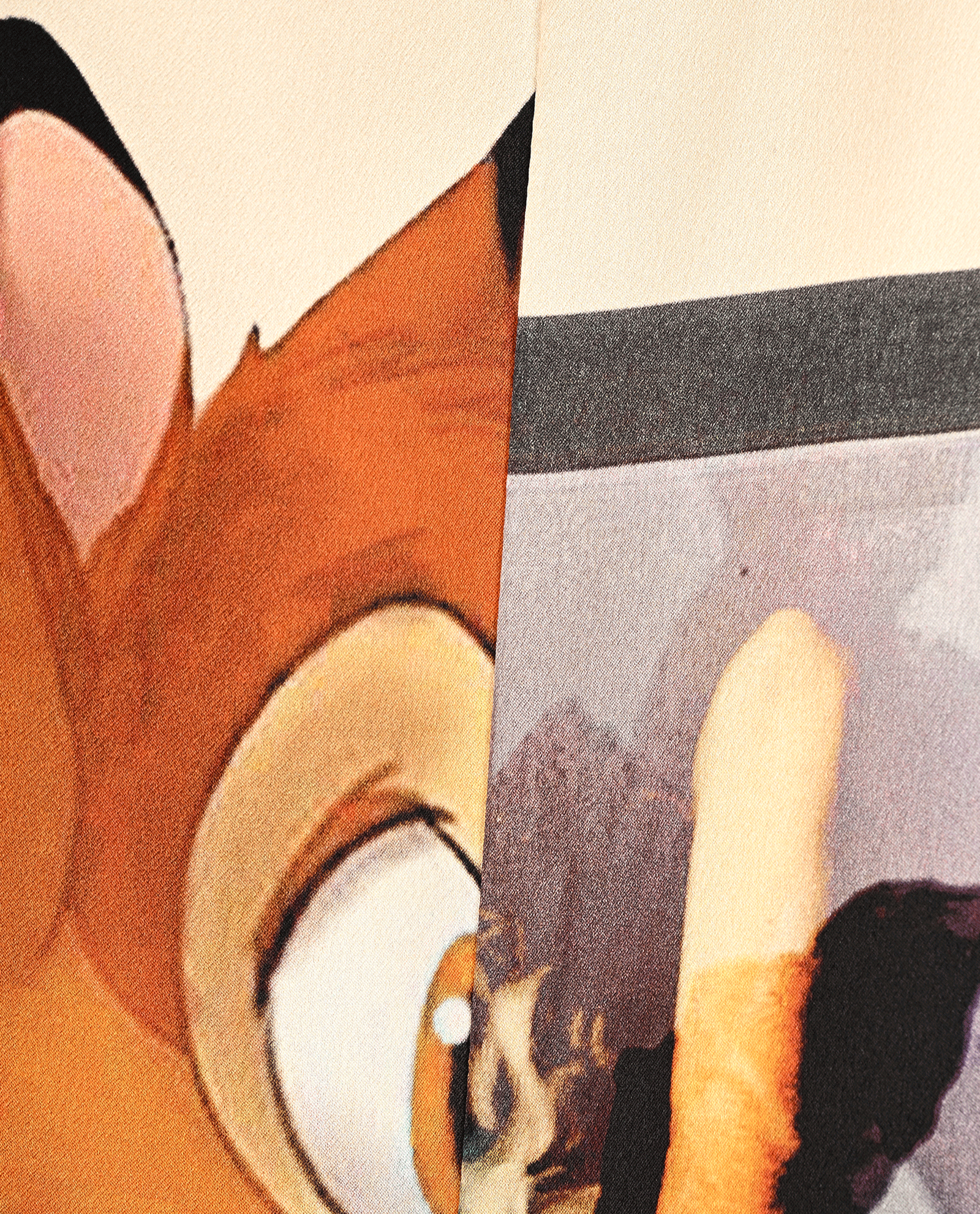 Givenchy Bambi Print T-Shirt, &pound;220, Clothing, Cream, Silk, Other view