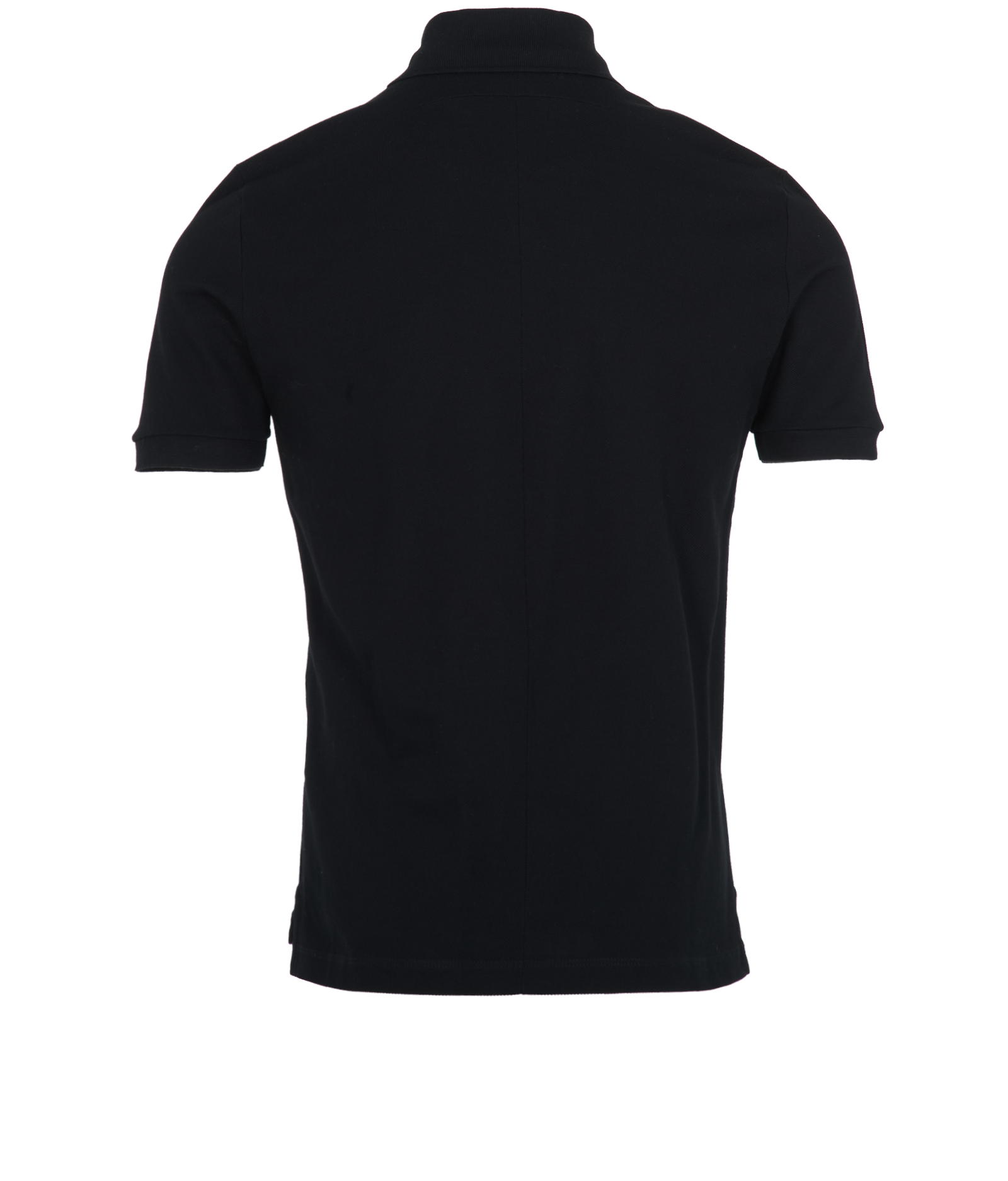 Givenchy Rottweiler Patch Mens Polo Shirt, &pound;180, Clothing, Black, Cotton, Back view